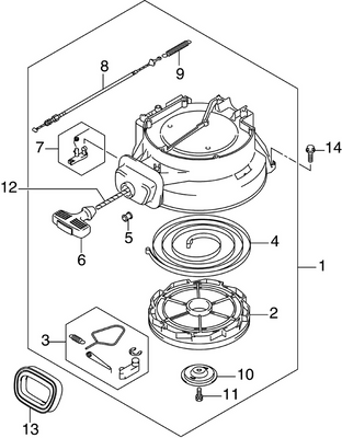EVINRUDE-JOHNSON 5036880 Guide, Rope