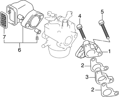 EVINRUDE-JOHNSON 5037364 Pipe, Intake EVINRUDE-JOHNSON 5037364 Pipe, Intake