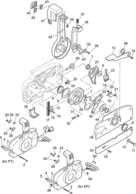 EVINRUDE-JOHNSON 5040263 Throttle Arm EVINRUDE-JOHNSON 5040263 Throttle Arm
