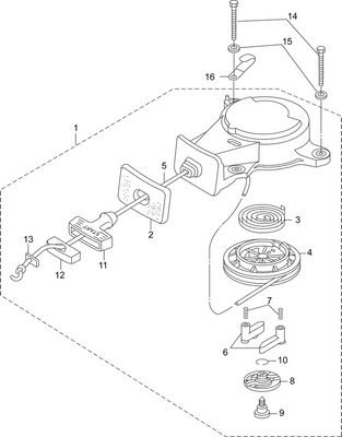 EVINRUDE-JOHNSON 5040384 Starter Handle