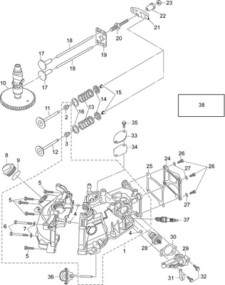 EVINRUDE-JOHNSON 5040400 Gasket Breather Chamber Cover EVINRUDE-JOHNSON 5040400 Gasket Breather Chamber Cover