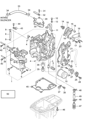 EVINRUDE-JOHNSON 5040723 Power Head Gasket Set EVINRUDE-JOHNSON 5040723 Power Head Gasket Set
