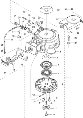 EVINRUDE-JOHNSON 5041173 Bolt Starter Shaft EVINRUDE-JOHNSON 5041173 Bolt Starter Shaft