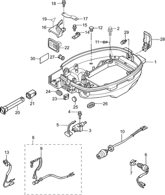 EVINRUDE-JOHNSON 5041348 Grommet | Throttle Cable EVINRUDE-JOHNSON 5041348 Grommet | Throttle Cable