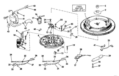 EVINRUDE-JOHNSON 511111 Screw, Anchor Block
