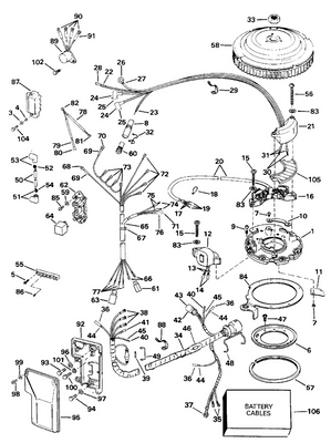 EVINRUDE-JOHNSON 511656 Terminal EVINRUDE-JOHNSON 511656 Terminal