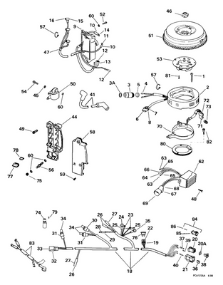 EVINRUDE-JOHNSON 514693 Bracket, Electrical EVINRUDE-JOHNSON 514693 Bracket, Electrical