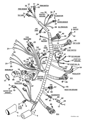 EVINRUDE-JOHNSON 586388 Engine Cable