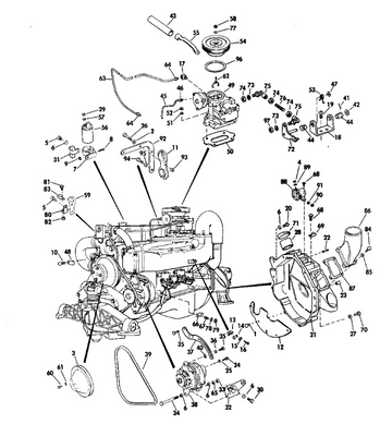 EVINRUDE-JOHNSON 907917 Bail, Flame Arrestor