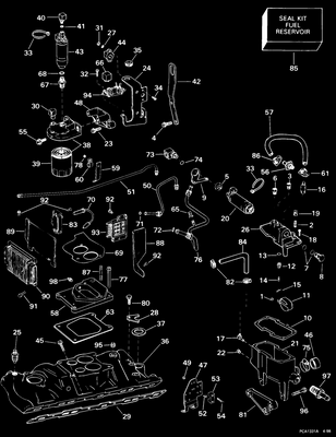 EVINRUDE-JOHNSON 3852462 Fitting, Cover, Return Line EVINRUDE-JOHNSON 3852462 Fitting, Cover, Return Line