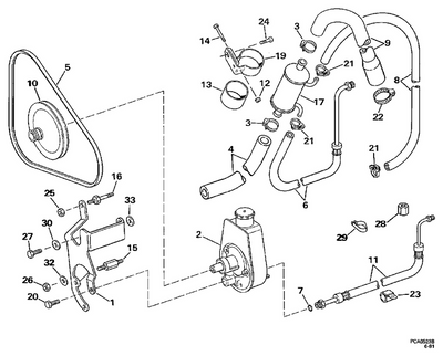 EVINRUDE-JOHNSON 3852612 Stud, Bracket To Engine EVINRUDE-JOHNSON 3852612 Stud, Bracket To Engine