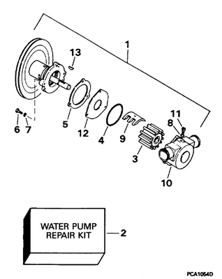 EVINRUDE-JOHNSON 3854287 Water Pump Repair Kit EVINRUDE-JOHNSON 3854287 Water Pump Repair Kit