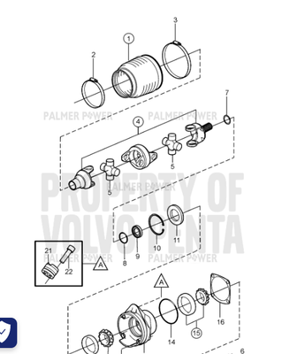 Order VOLVO PENTA 832675 Washer