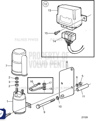 Order VOLVO PENTA 959796 Hexagon Screw