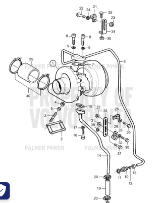 Order VOLVO PENTA 11032300 Oil Return Pipe