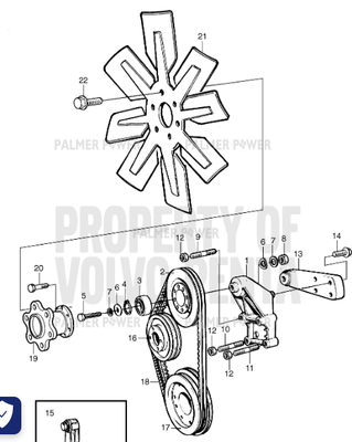 Order VOLVO PENTA 11032857 Pulley Order VOLVO PENTA 11032857 Pulley