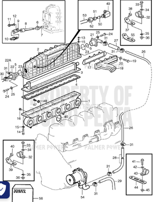 Order VOLVO PENTA 11033811 Connecting Pipe