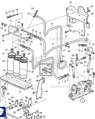 Order VOLVO PENTA 11127988 Oil Filter Housing