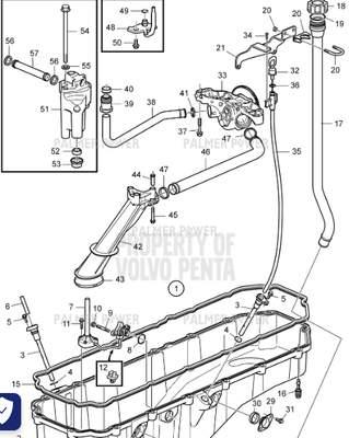 Order VOLVO PENTA 11447070 Oil Filler Pipe