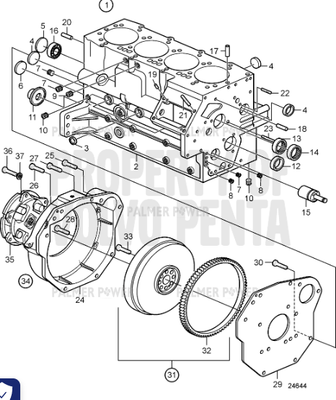 Order VOLVO PENTA 11998890 Screw