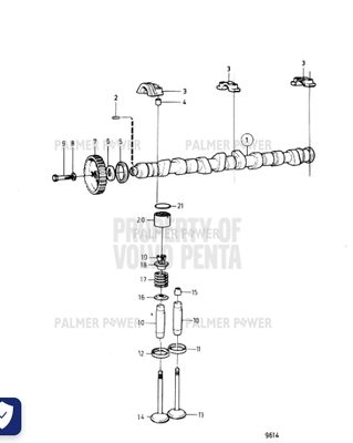 Order VOLVO PENTA 1326517 Valve Seat | Exhaust