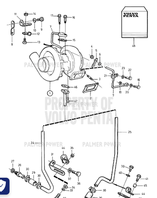 Order VOLVO PENTA 1545084 Return Pipe Order VOLVO PENTA 1545084 Return Pipe