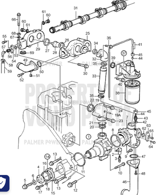 Order VOLVO PENTA 1556987 Thermostat Housing