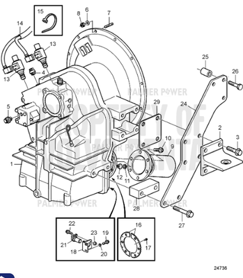 Order VOLVO PENTA 1590076 Spacer Sleeve