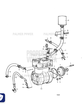 Order VOLVO PENTA 1598055 Banjo Nipple