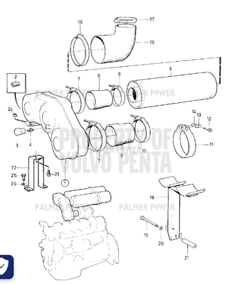Order VOLVO PENTA 1660379 Hose Clamp