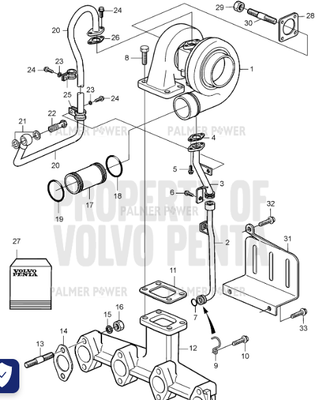 Order VOLVO PENTA 20405608 Gasket