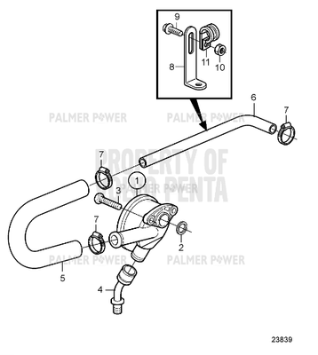 Order VOLVO PENTA 20412328 Bracket