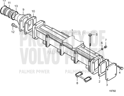 Order VOLVO PENTA 20451009 Intake Gasket Order VOLVO PENTA 20451009 Intake Gasket