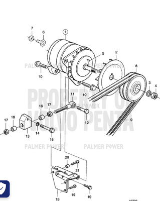 Order VOLVO PENTA 20460359 Pulley