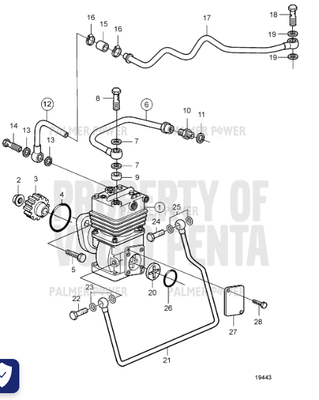 Order VOLVO PENTA 20460399 Rubber Hose