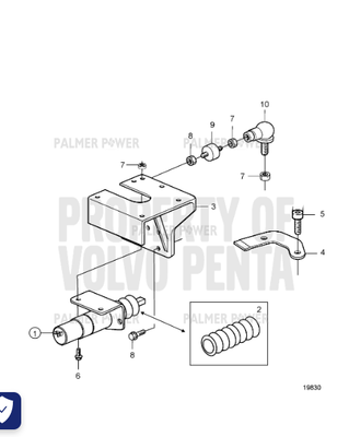 Order VOLVO PENTA 20464445 Ball Joint Order VOLVO PENTA 20464445 Ball Joint