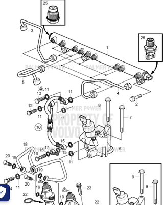 Order VOLVO PENTA 20513688 Hollow Screw