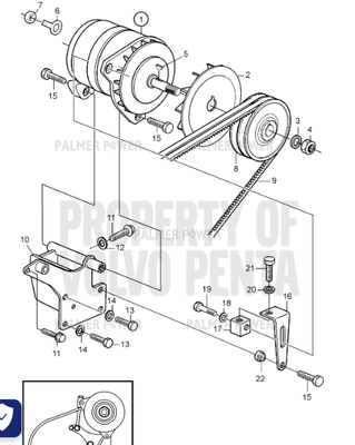 Order VOLVO PENTA 20580794 Alternator | 28V 140A