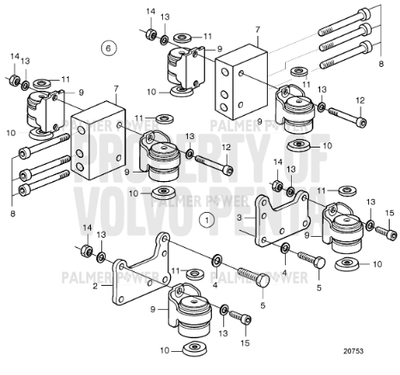 Order VOLVO PENTA 20580876 Spacer