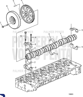 Order VOLVO PENTA 20708824 Camshaft