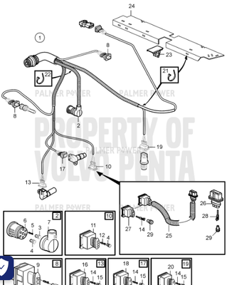 Order VOLVO PENTA 20711847 Cable Clamp Order VOLVO PENTA 20711847 Cable Clamp