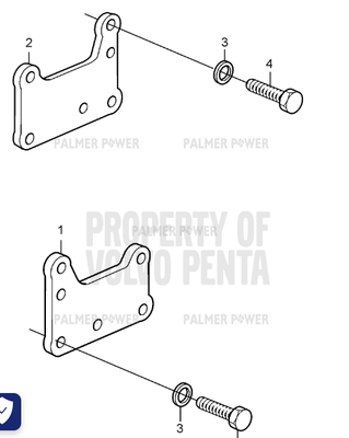 Order VOLVO PENTA 20723978 Bracket