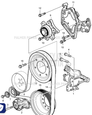 Order VOLVO PENTA 20758400 Pulley