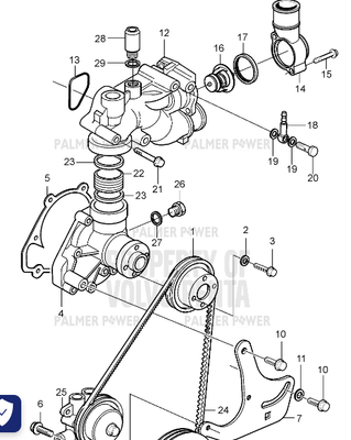 Order VOLVO PENTA 20783276 Hexagon Screw