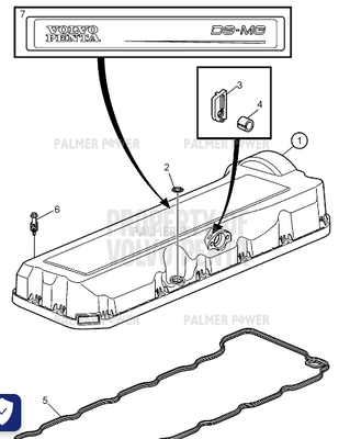 Order VOLVO PENTA 20804638 Sealing Strip