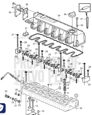 Order VOLVO PENTA 20841035 Gasket | Valve Cover