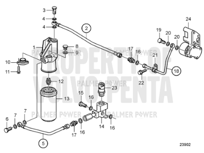 Order VOLVO PENTA 20846977 Hose Assembly