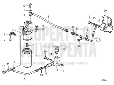 Order VOLVO PENTA 20847601 Nipple