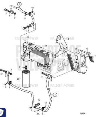Order VOLVO PENTA 20937637 Fuel Pipe