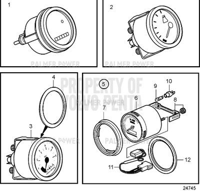 Order VOLVO PENTA 20963274 Pressure Gauge